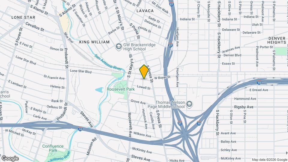 202 Hunstock Ave Map and Location Details