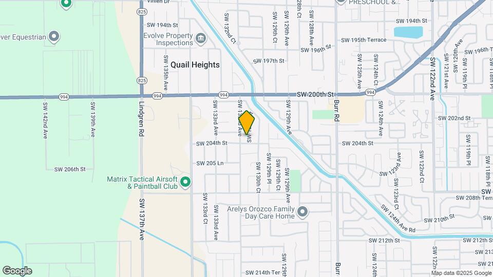 20354 SW 131st Ct Map and Location Details