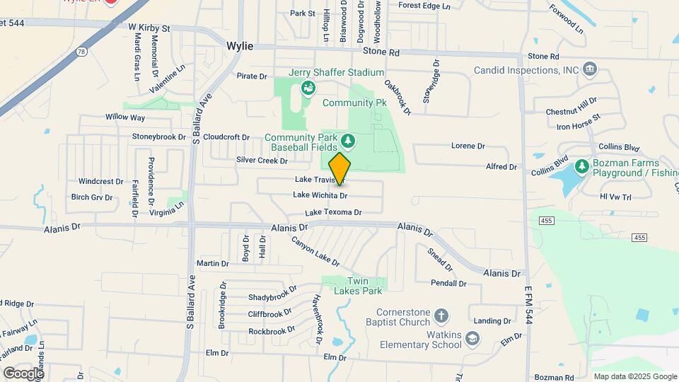 305 Lake Wichita Dr Map and Location Details
