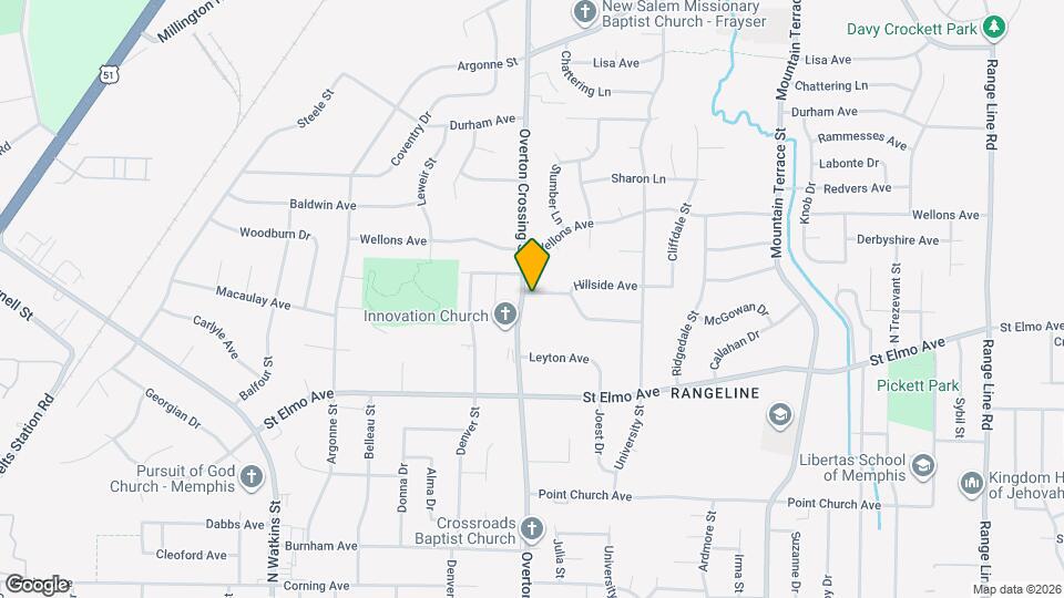 3982 Overton Crossing St Map and Location Details