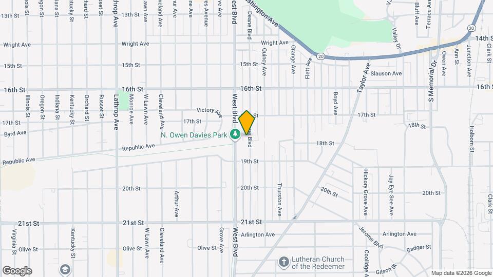 1746 Deane Blvd-Unit -upper Map and Location Details