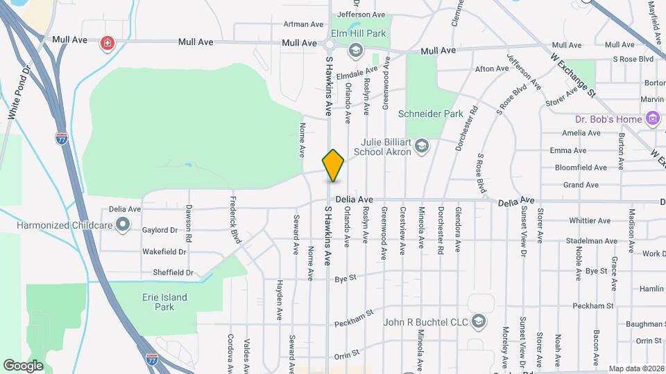 601 S Hawkins Ave Mapa y Detalles de la Ubicación