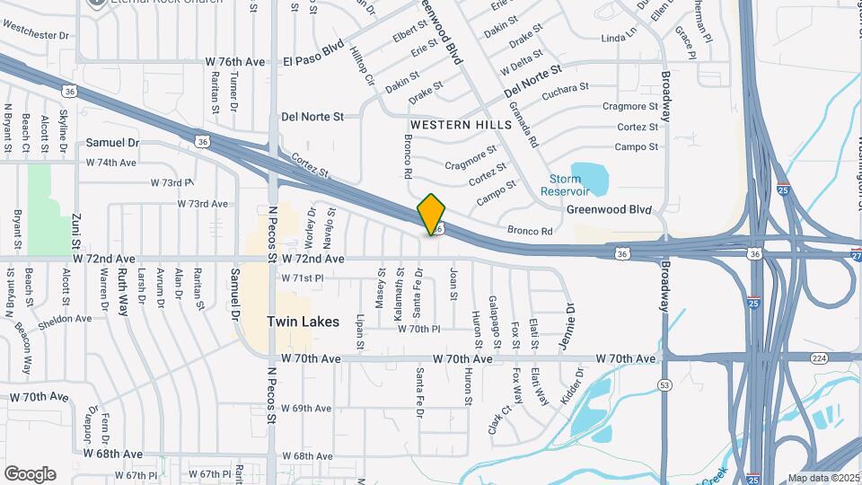 7225 Inca St Map and Location Details