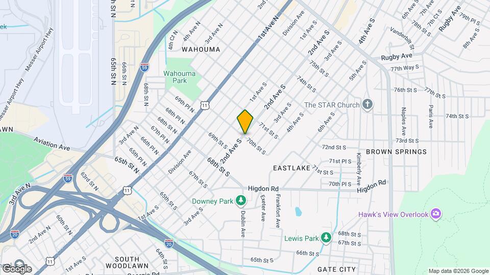 201 70th St S Map and Location Details