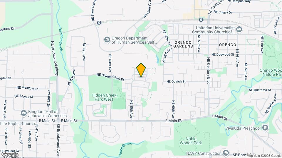 5639 NE Hidden Creek Dr Map and Location Details