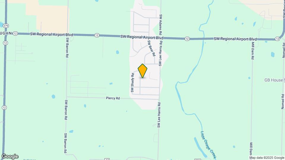 6607 SW Springwood St Map and Location Details