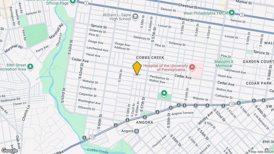 5751 Walton Ave Map and Location Details