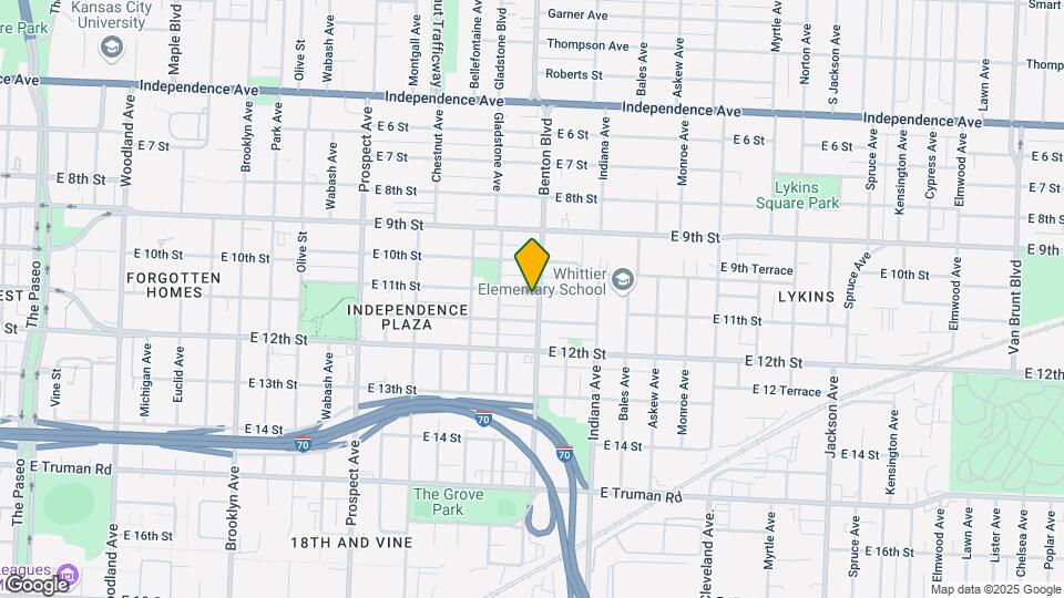 1102 Benton Blvd Mapa y Detalles de la Ubicación