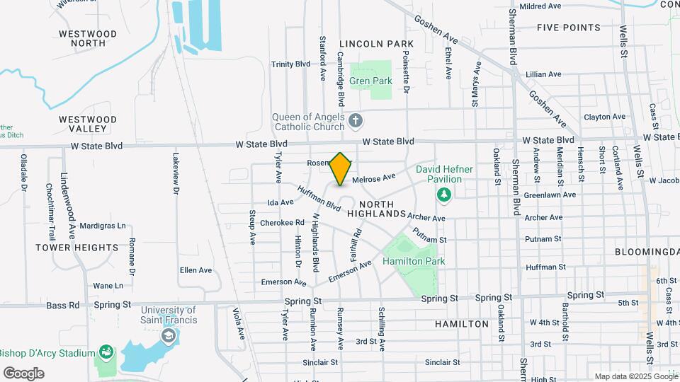 1644 Circle Dr Map and Location Details