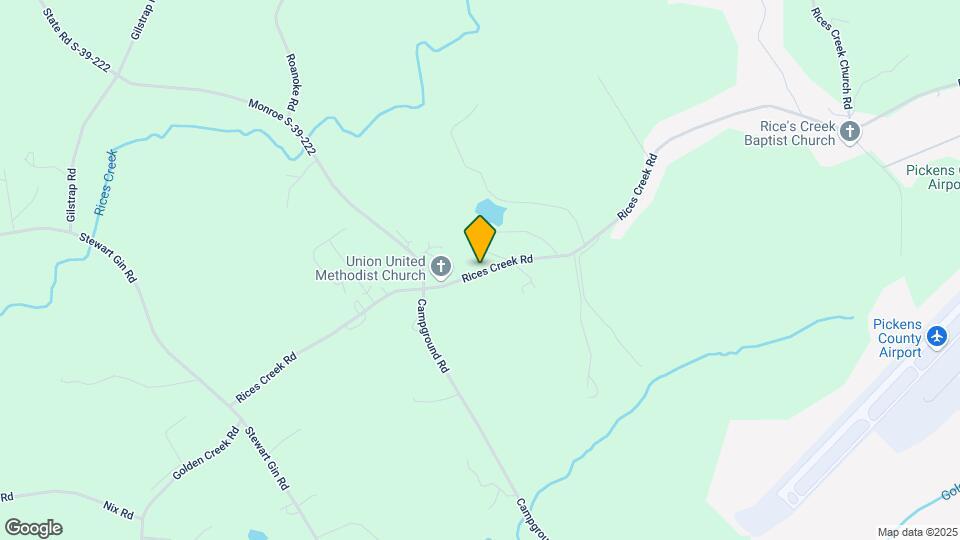 646 Rices Creek Rd Map and Location Details