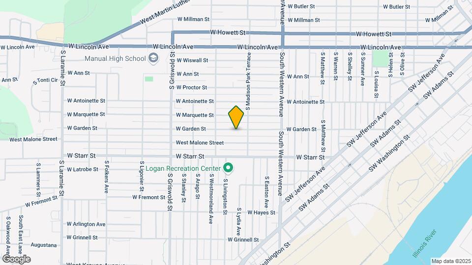 2116 W Garden St Map and Location Details
