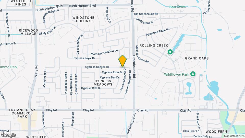 19207 Cypress Canyon Dr Map and Location Details