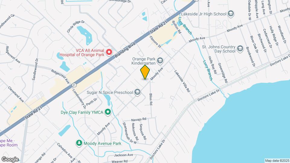 3122 Moody Ave Map and Location Details