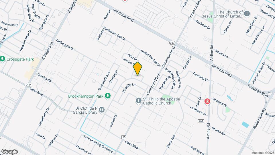 6226 Brockhampton St Mapa y Detalles de la Ubicación