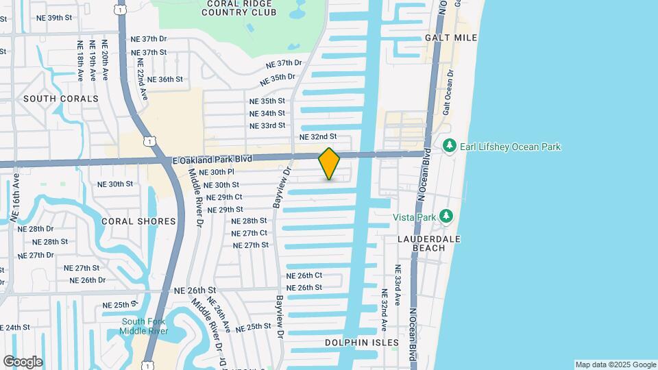 2850 NE 30th St, Unit 4 Map and Location Details