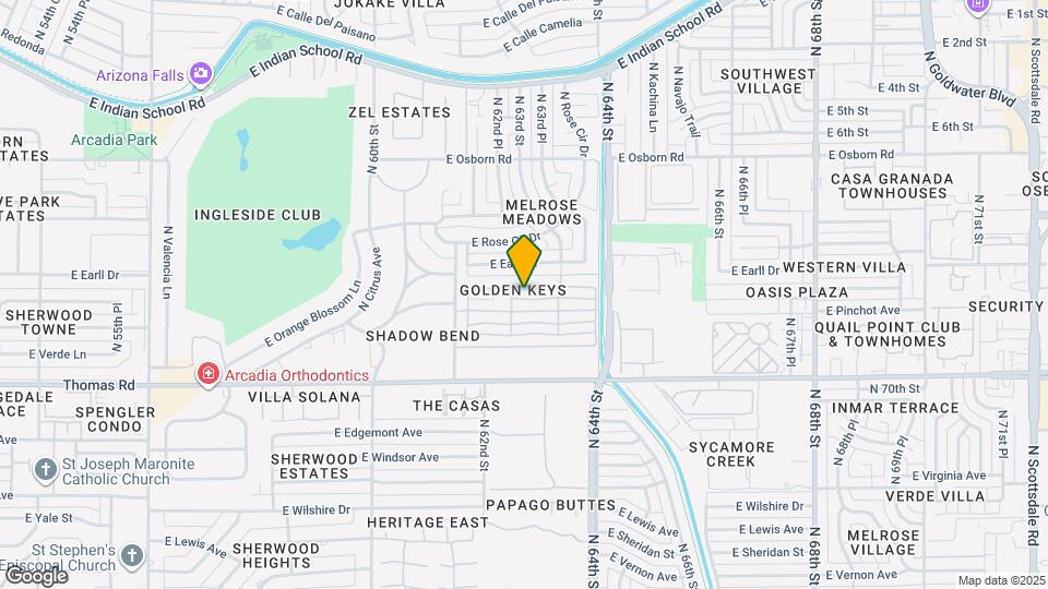 6259 E Avalon Dr Map and Location Details