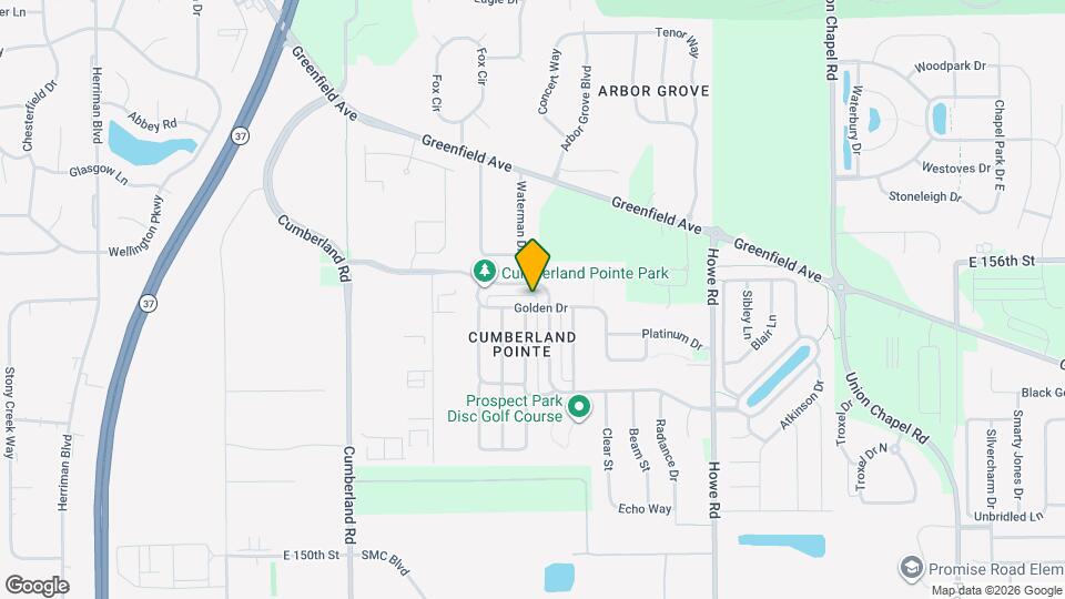 10152 Golden Dr Map and Location Details