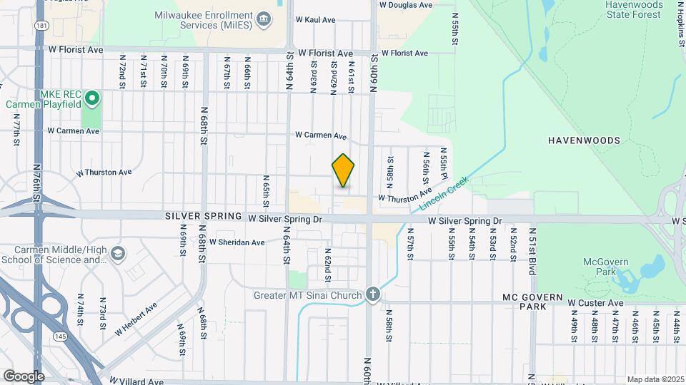 5641 N 61st St Map and Location Details
