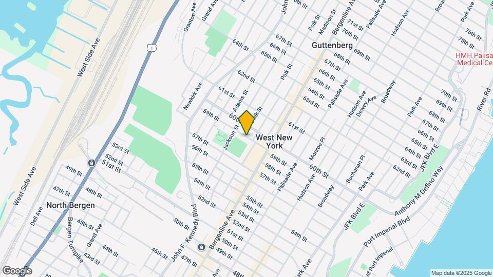 557 59th St Map and Location Details