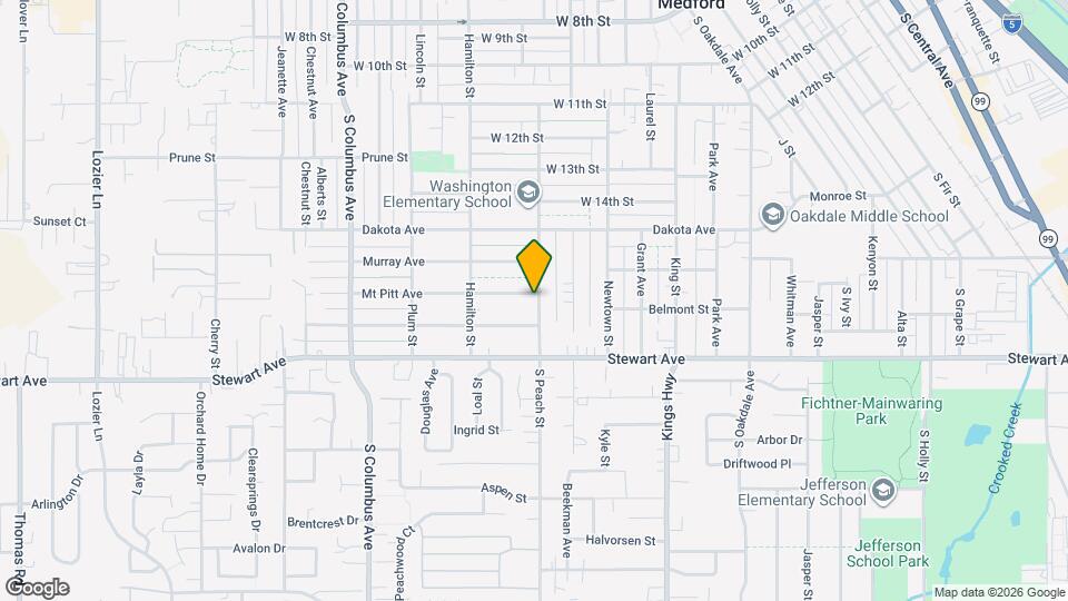 906 S Peach St Map and Location Details