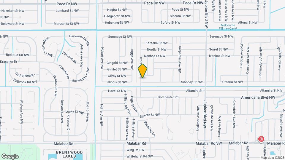 1195 Siboney St NW Map and Location Details