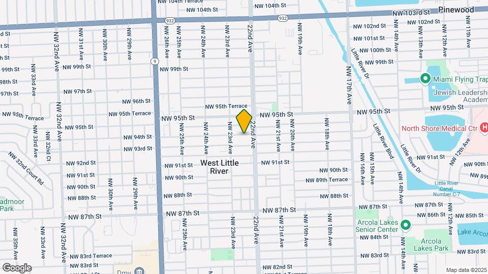 2238 NW 93rd Terrace Map and Location Details