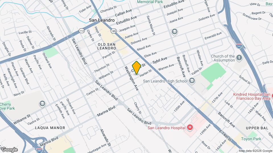 154 Harlan St Mapa y Detalles de la Ubicación