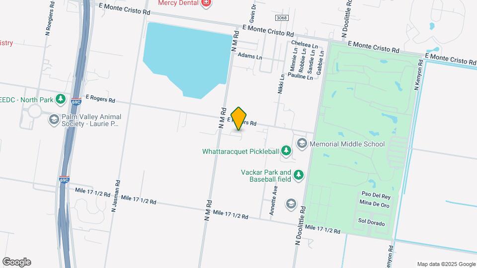 2416 E Rogers Rd Map and Location Details