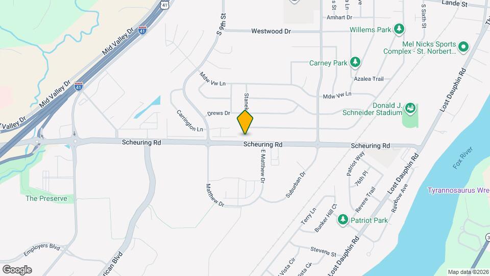 1198 Scheuring Rd Map and Location Details