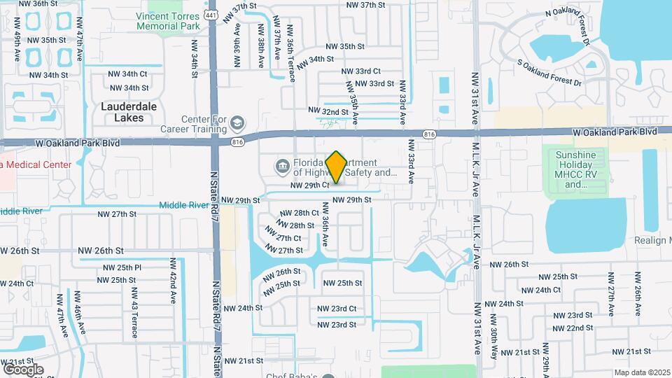 3538 NW 29th Ct Map and Location Details