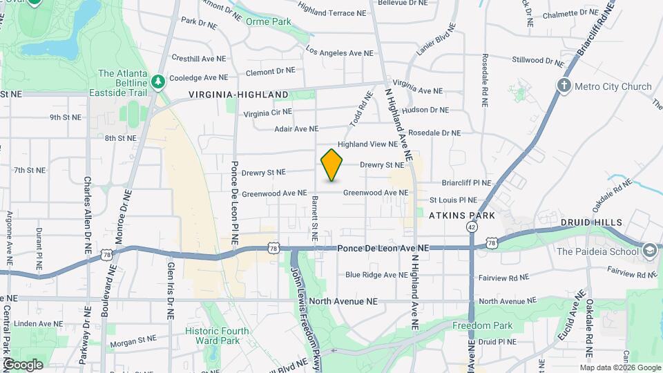 906 Greenwood Ave NE Map and Location Details