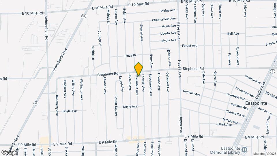 23826 Columbus Ave Map and Location Details