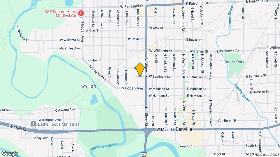 317 Robinson St Map and Location Details