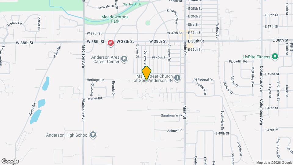 4222 Delaware St Map and Location Details