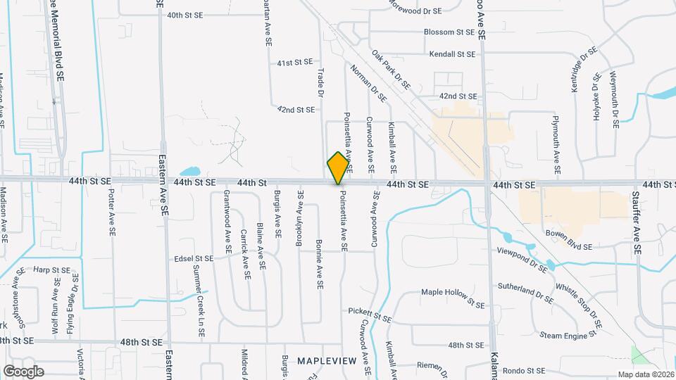 4417 Poinsettia Ave SE Map and Location Details