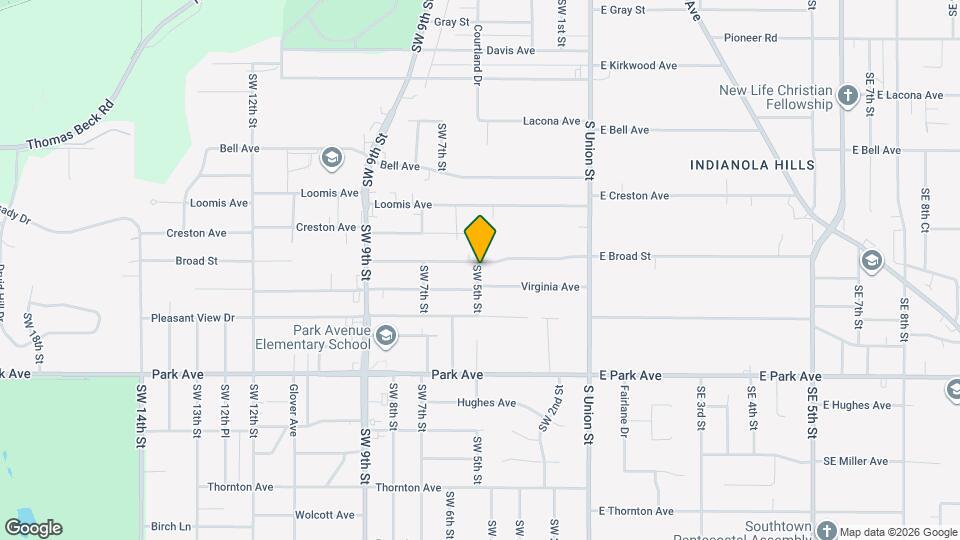 422 1/2 Broad St Map and Location Details