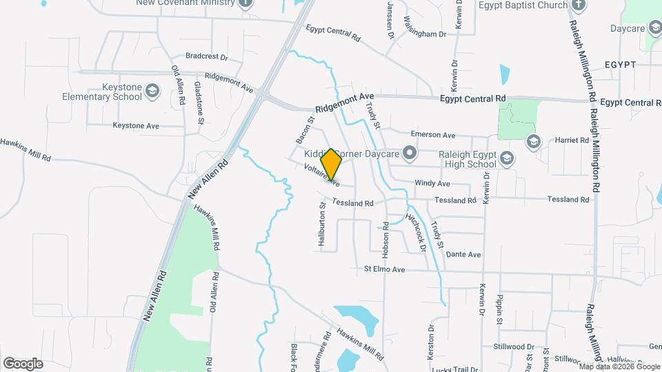 3651 Voltaire Ave Map and Location Details