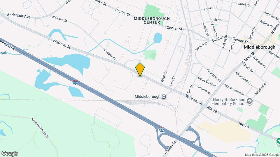 Middleborough Station Map and Location Details