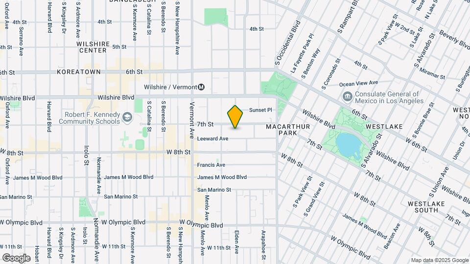 2941 Leeward Ave Map and Location Details