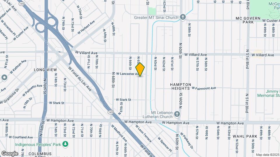 5038 N 65th St Map and Location Details
