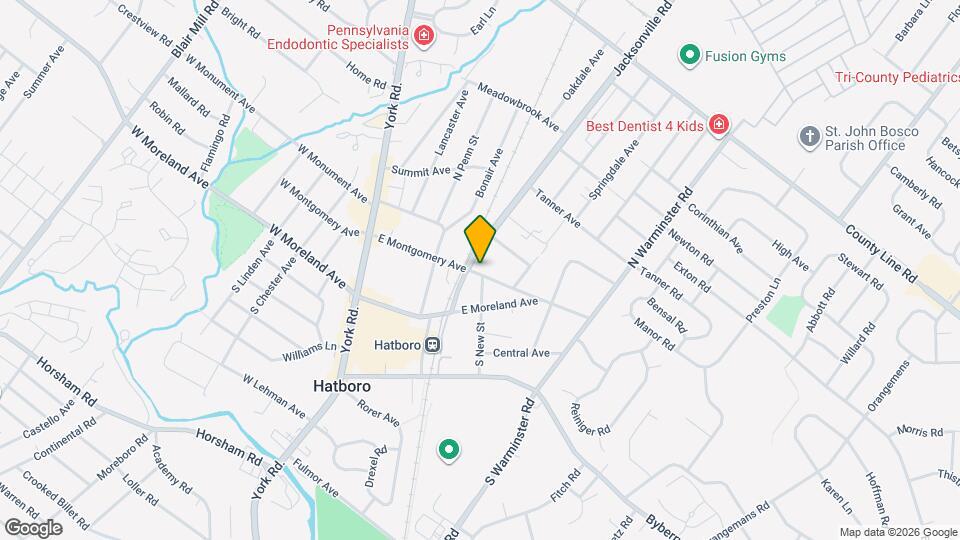 209 E Montgomery Ave Map and Location Details