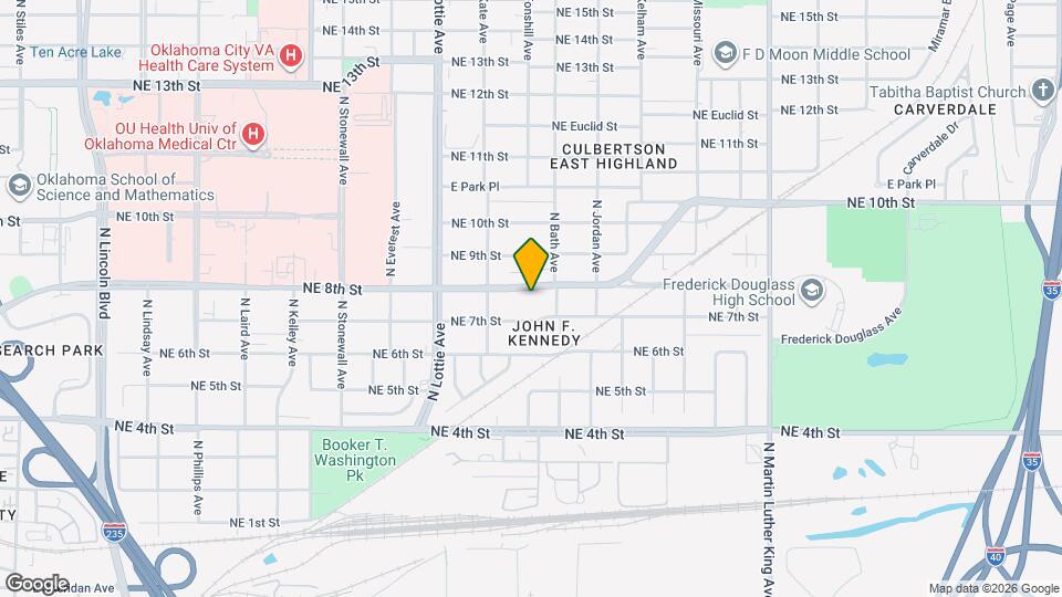 1436 NE 8th St Map and Location Details