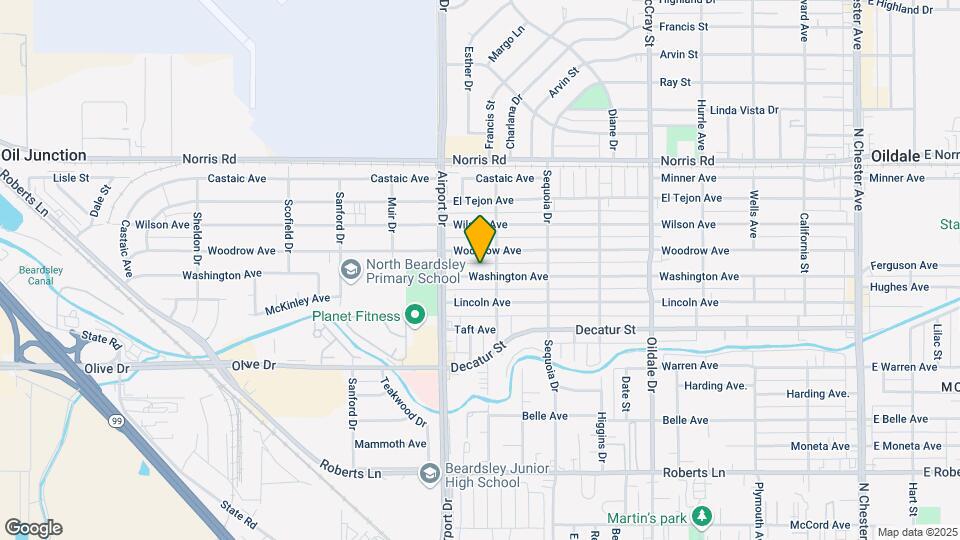 806 Washington Ave Map and Location Details