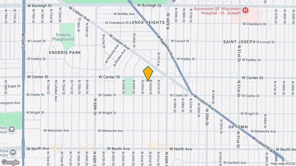 2657 N 62nd St, Unit Charming 2-Bedroom, 1-Bat Mapa y Detalles de la Ubicación