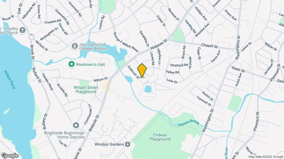 Endicott Woods Condominiums Mapa y Detalles de la Ubicación