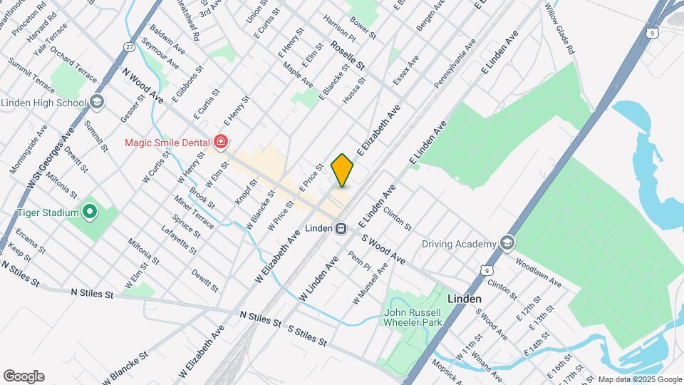 104 E Elizabeth Ave Map and Location Details