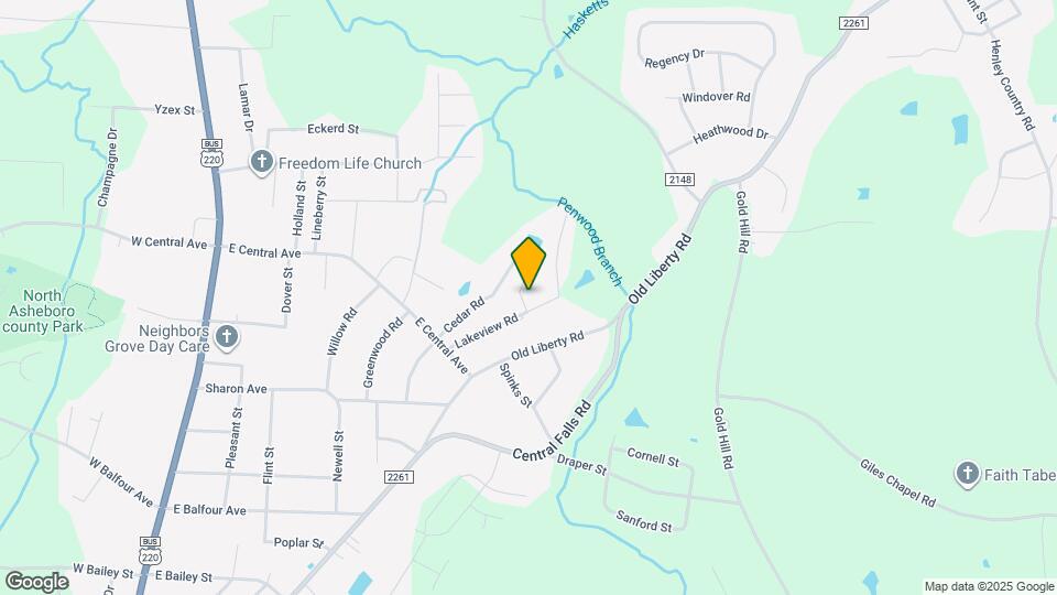 1977 Lakeview Rd Map and Location Details