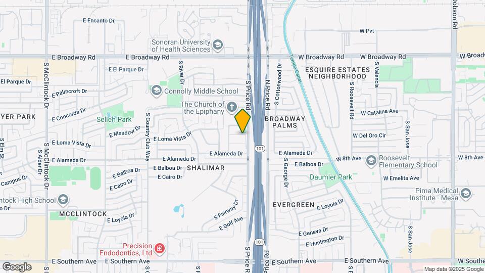 2175 E Loma Vista Dr Map and Location Details