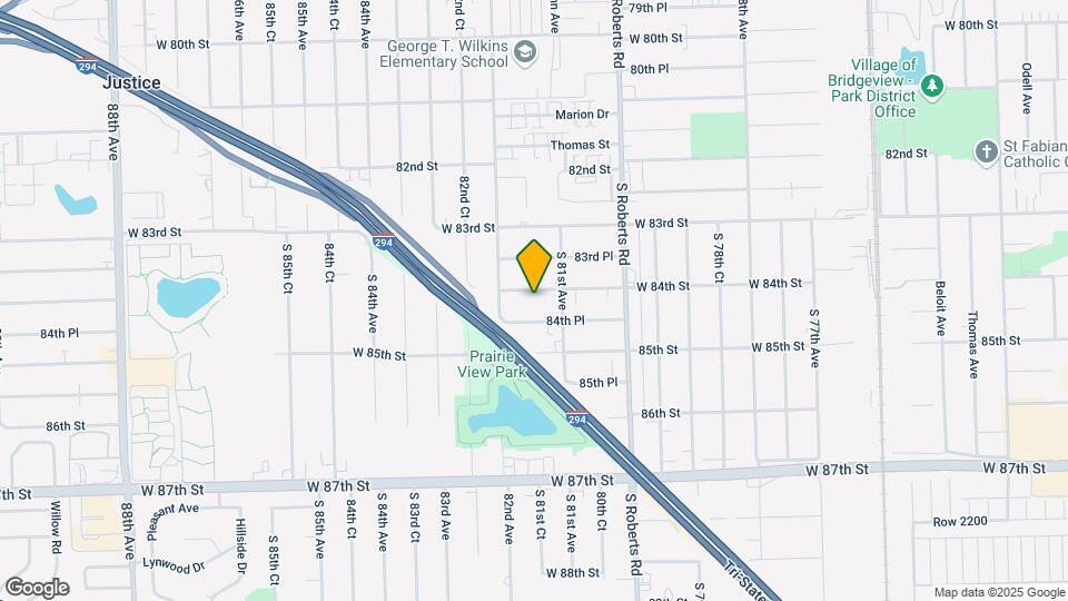 8119 W 84th St Mapa y Detalles de la Ubicación