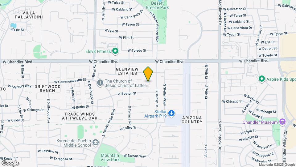 4510 W Mercury Way Map and Location Details